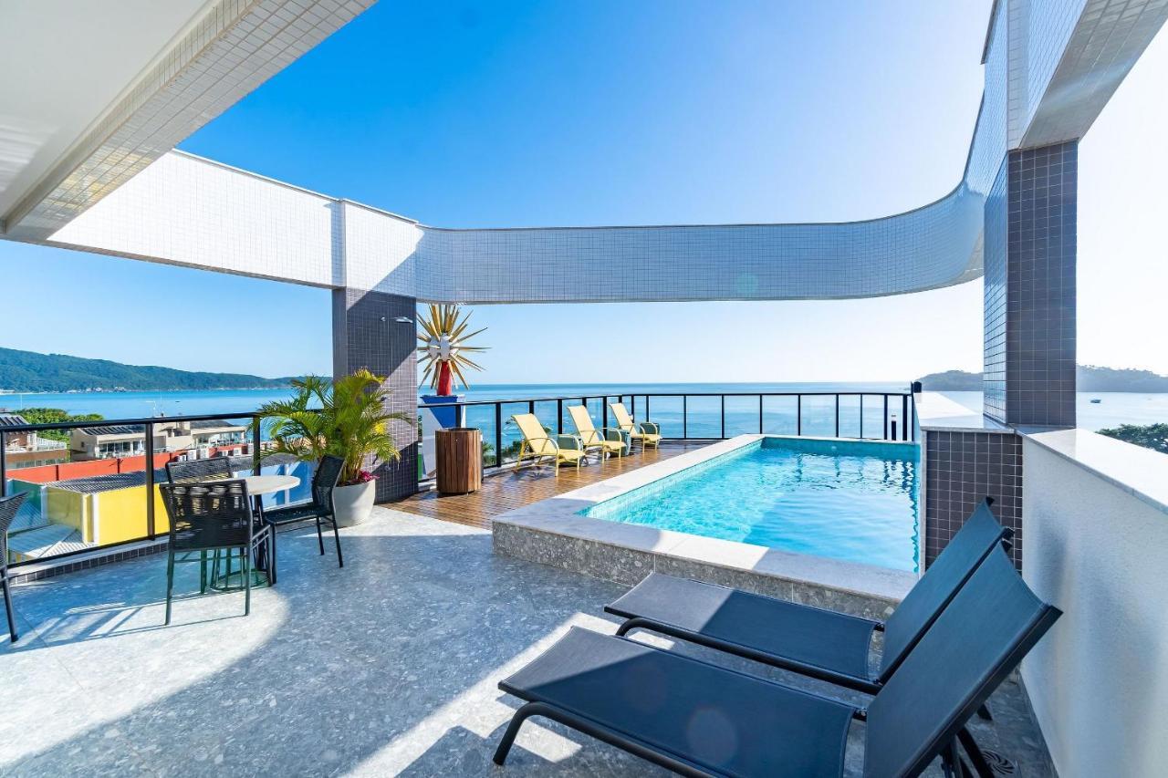 Aion Suites 204 - Compacto E Luxuoso Loft - Rooftop Com Piscina E Academia - A Poucos Passos Da Praia Bombinhas Exterior foto